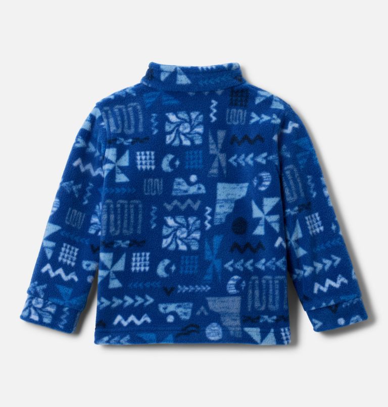 Boys' Toddler Zing III Fleece Jacket, Color: Mountain Blue Outerbounds, image 2
