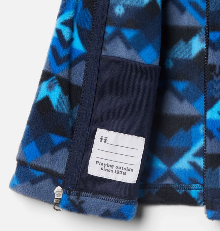 Polaire Zing III pour petit garçon, Color: Collegiate Navy Checkpoint, image 3
