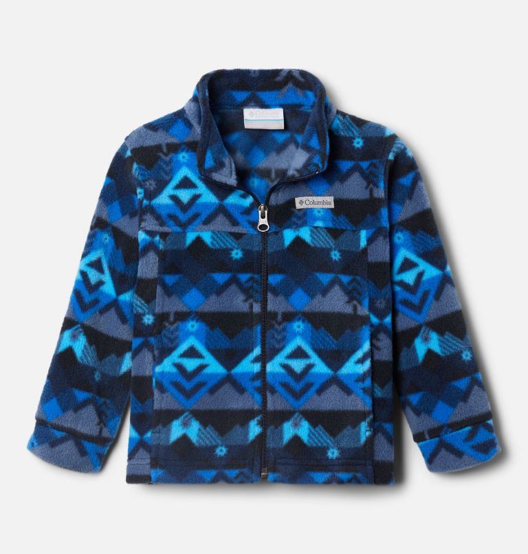Polaire Zing III pour petit garçon, Color: Collegiate Navy Checkpoint, image 1
