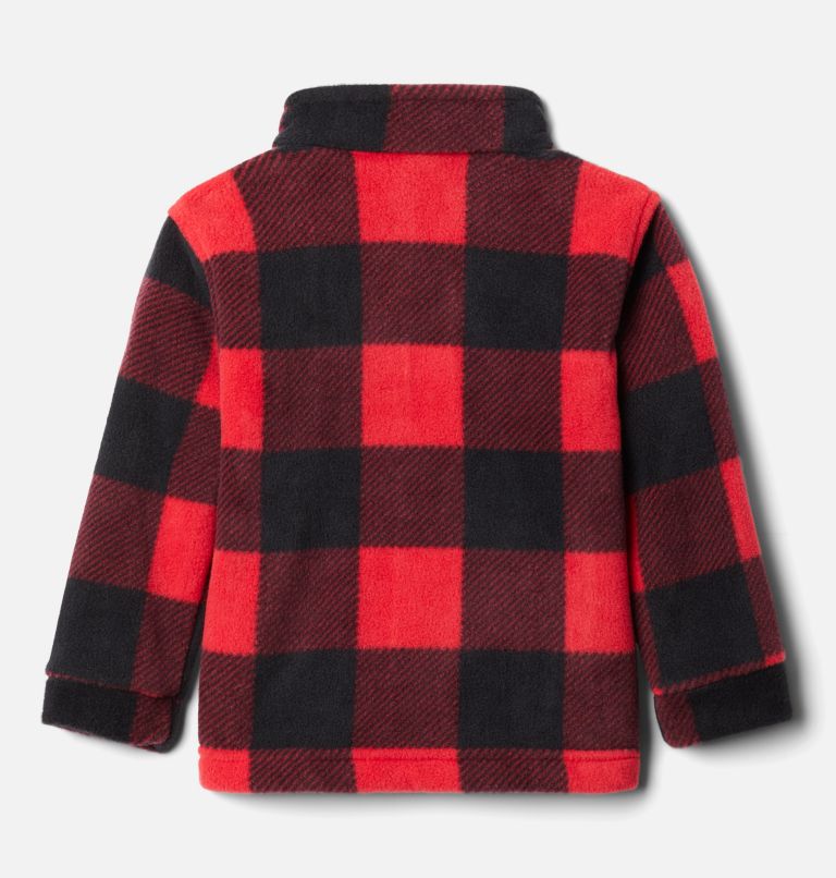 Boys' Toddler Zing III Fleece Jacket, Color: Mountain Red Check (B) Print, image 2