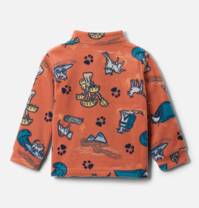 Boys' Toddler Zing III Fleece Jacket, Color: Tuscan Trail Tails, image 2