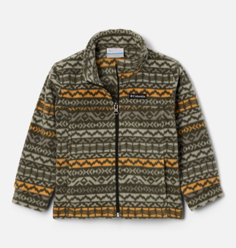 Boys' Toddler Zing III Fleece Jacket, Color: Sunstone Madras, image 1