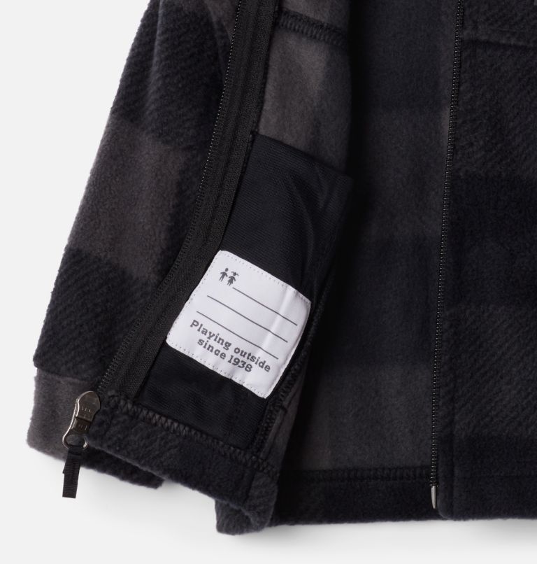 Manteau polaire imprimé Zing III Bébé garçon, Color: Black Check (B) Print, image 3