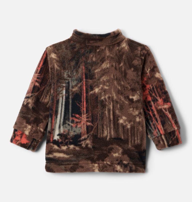 Boys' Infant Zing III Printed Fleece Jacket, Color: Tobacco Deschutrees, image 2