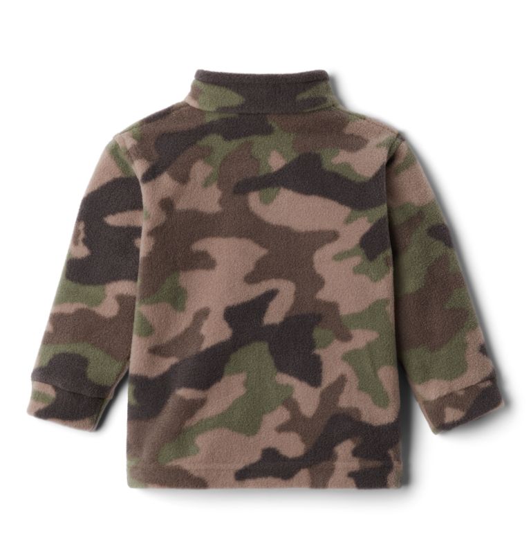 Thumbnail: Boys’ Infant Zing III Printed Fleece Jacket, Color: Cypress Trad Camo (B) Print, image 2