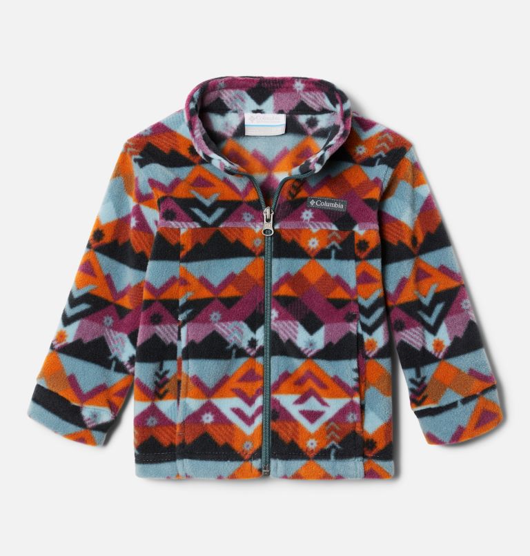 Boys' Infant Zing III Printed Fleece Jacket, Color: Metal Checkpoint, image 1