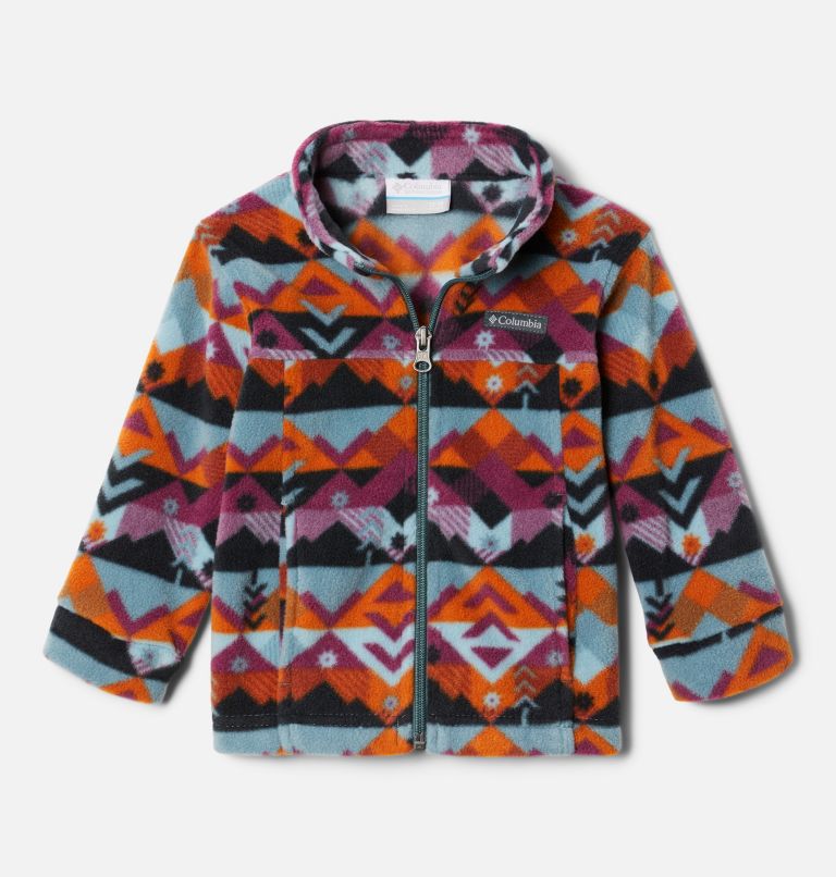 Boys’ Infant Zing III Printed Fleece Jacket, Color: Metal Checkpoint, image 1