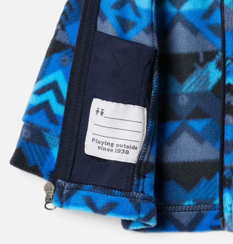 Manteau polaire imprimé Zing III Bébé garçon, Color: Collegiate Navy Checkpoint, image 3