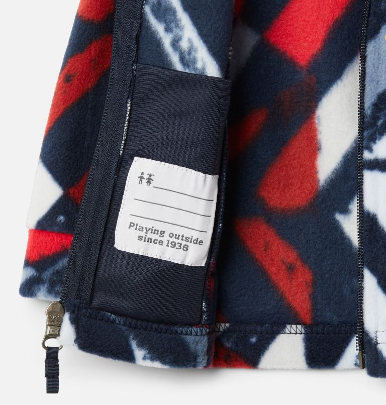 Manteau polaire imprimé Zing III Bébé garçon, Color: Collegiate Navy Blocks, image 3