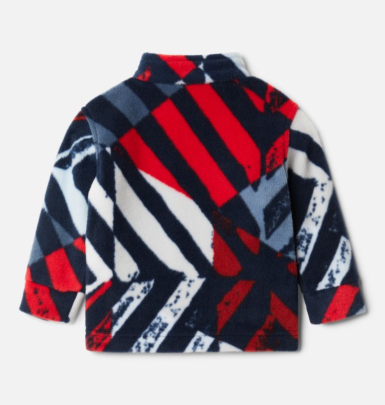 Manteau polaire imprimé Zing III Bébé garçon, Color: Collegiate Navy Blocks, image 2