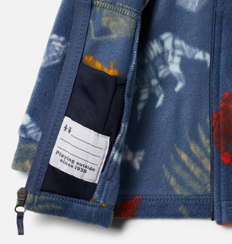 Boys’ Infant Zing III Printed Fleece Jacket, Color: Dark Mountain Wanderlandia