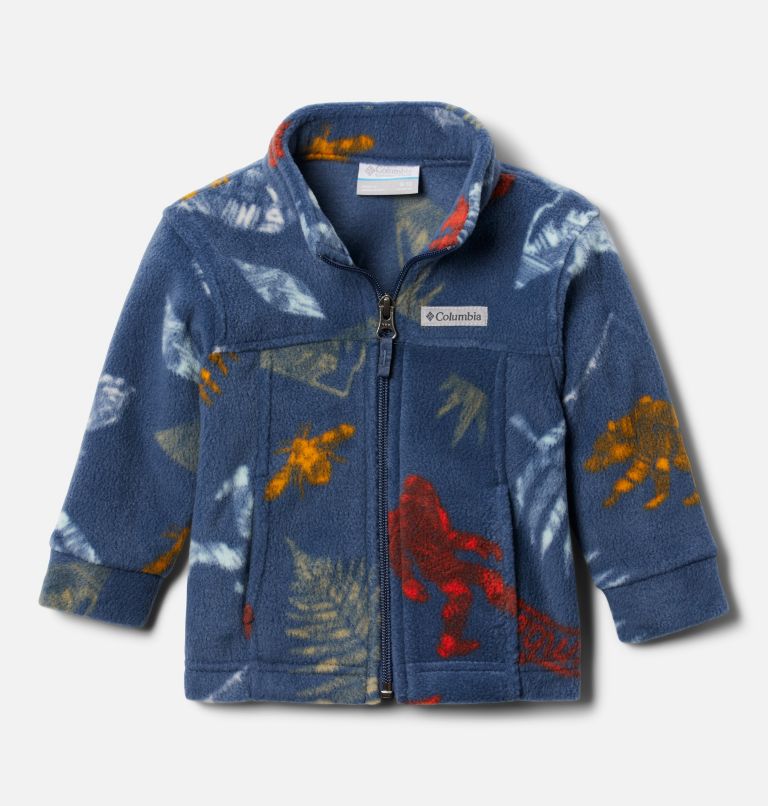 Boys’ Infant Zing III Printed Fleece Jacket, Color: Dark Mountain Wanderlandia