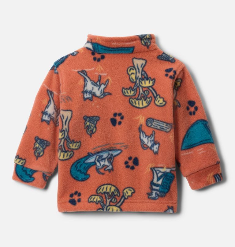 Boys' Infant Zing III Printed Fleece Jacket, Color: Tuscan Trail Tails, image 2