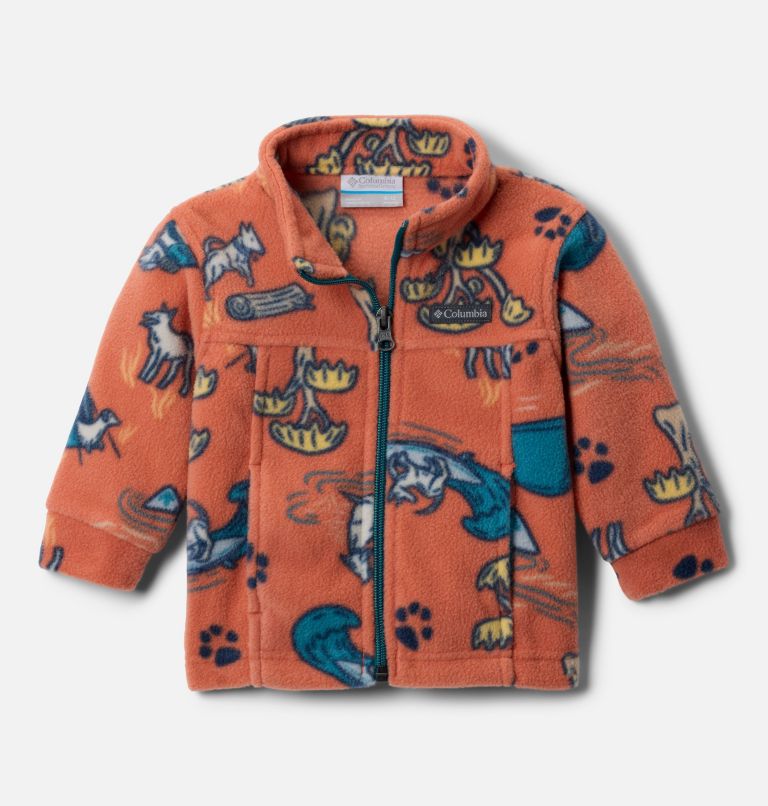 Boys' Infant Zing III Printed Fleece Jacket, Color: Tuscan Trail Tails, image 1