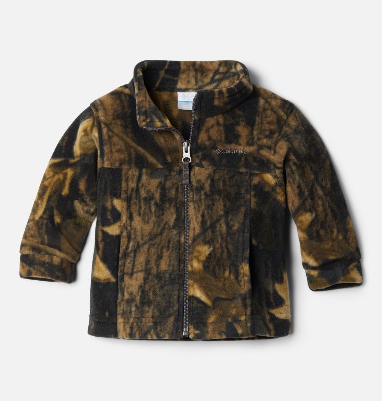 Boys' Infant Zing III Printed Fleece Jacket, Color: Timberwolf, image 1
