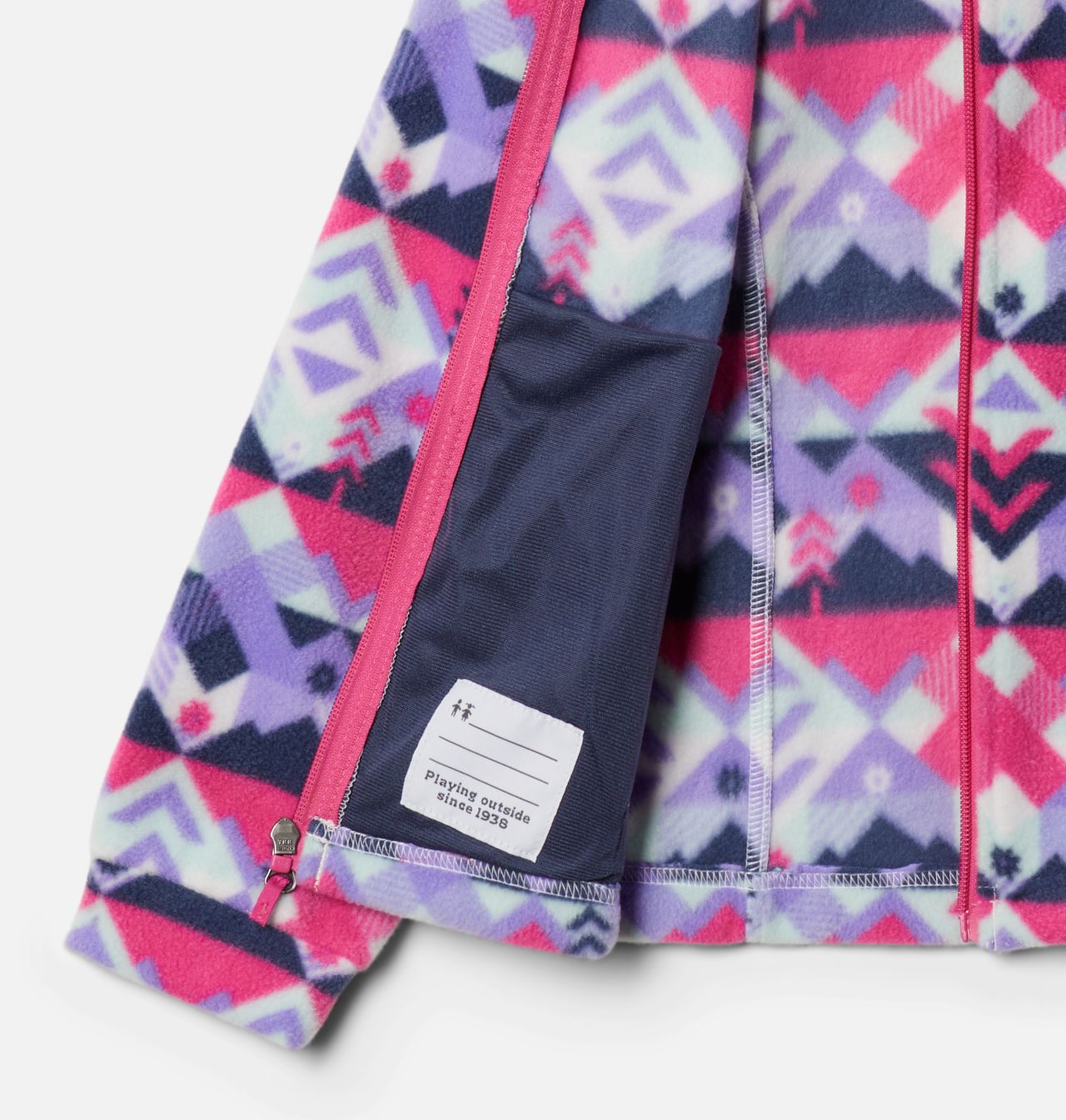 Girls' Benton Springs™ II Printed Fleece Jacket 3
