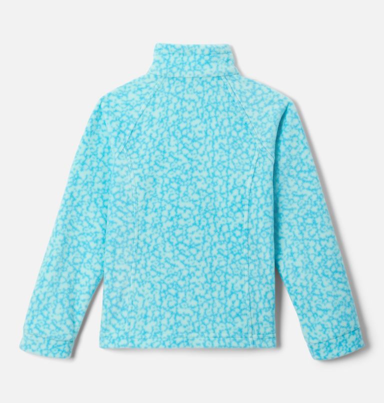 Thumbnail: Girls’ Benton Springs II Printed Fleece Jacket, Color: Geyser Posies, image 2