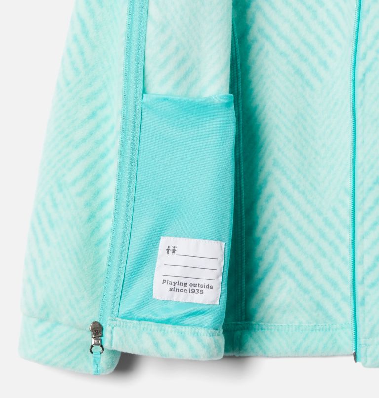 Veste en laine polaire imprimée Benton Springs II pour fille, Color: Dolphin Chevron Print, image 3