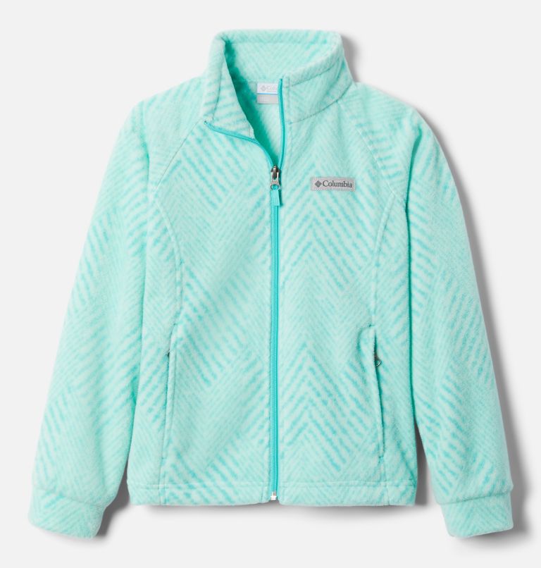 Veste en laine polaire imprimée Benton Springs II pour fille, Color: Dolphin Chevron Print, image 1