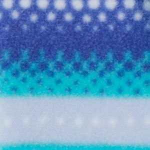 Bright Aqua Bubble Stripes