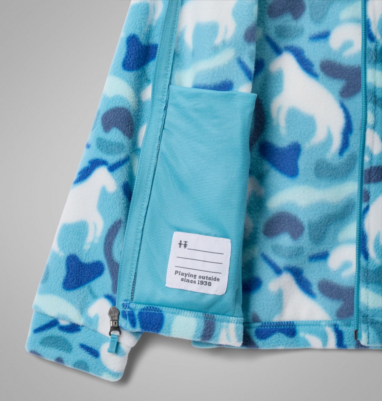 Girls' Benton Springs™ II Printed Fleece Jacket | 456 | M 3