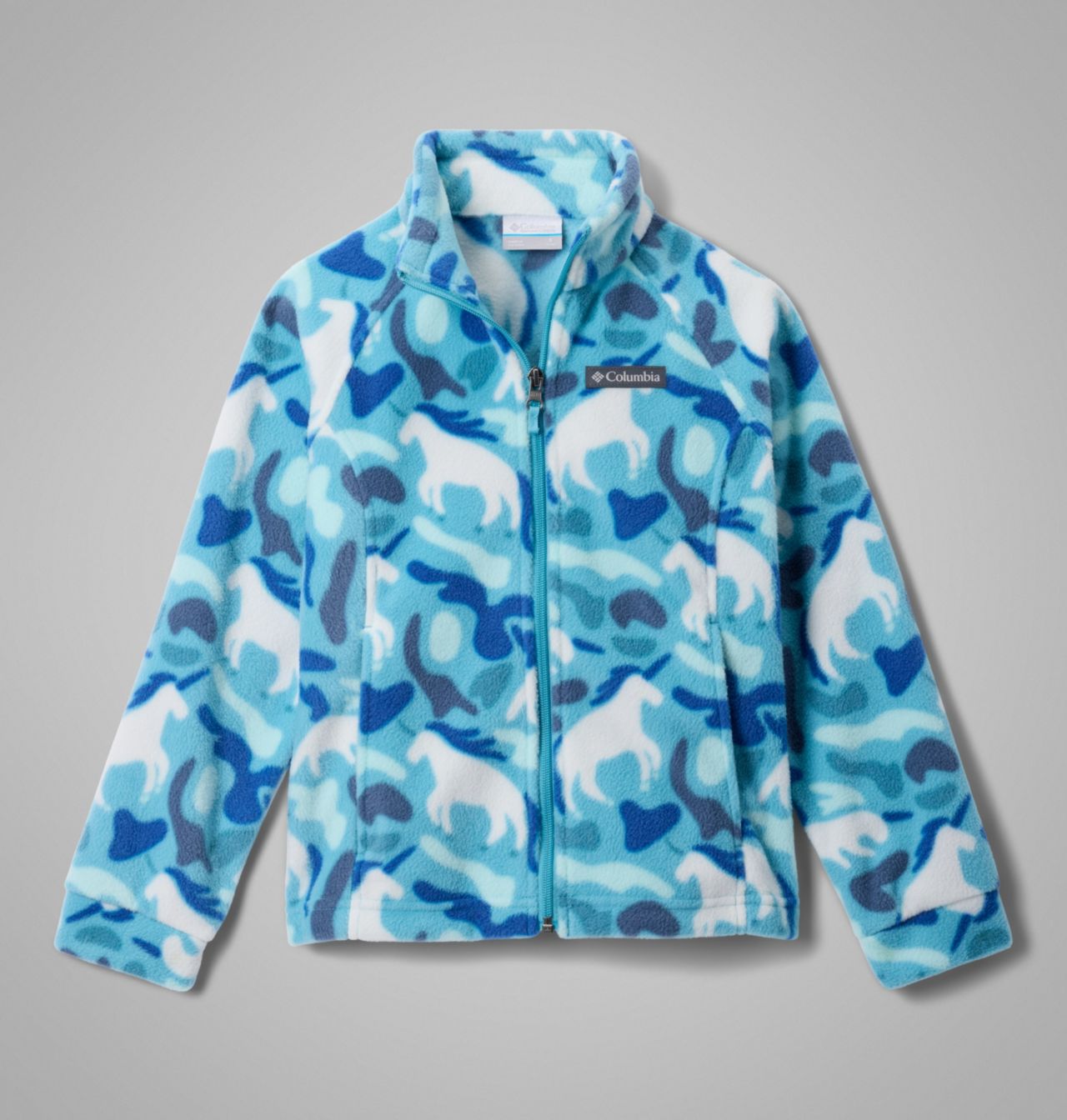 Girls' Benton Springs™ II Printed Fleece Jacket | 456 | M 1