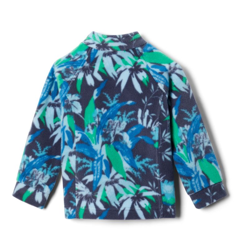 Girls' Benton Springs II Printed Fleece Jacket, Color: Nocturnal Magnolia Floral, image 2