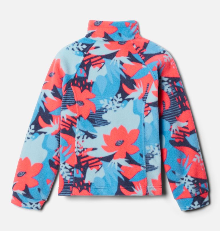 Thumbnail: Girls’ Benton Springs II Printed Fleece Jacket, Color: Nocturnal Scraptanical, image 2