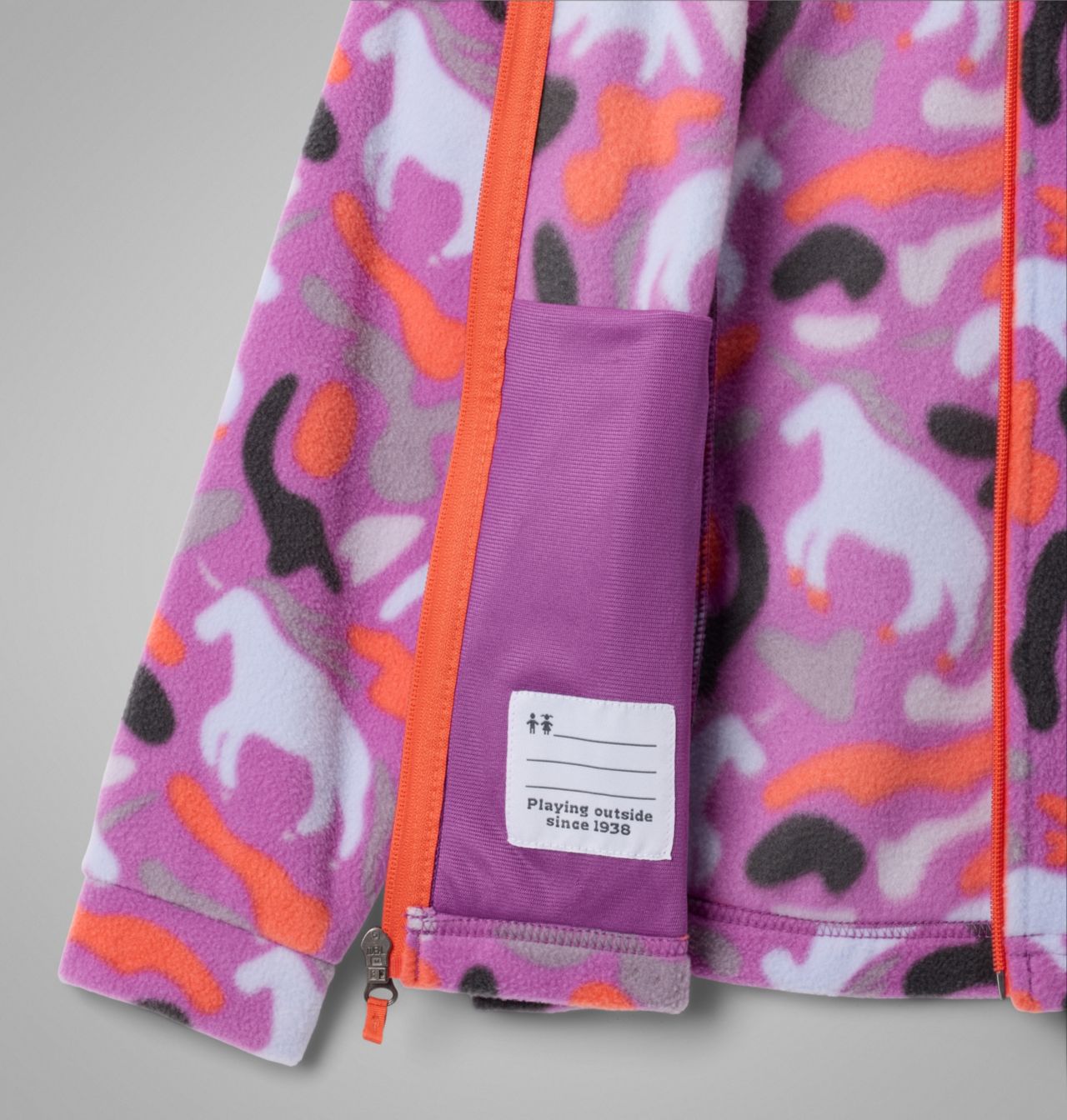 Girls' Benton Springs™ II Printed Fleece Jacket | 582 | M 3