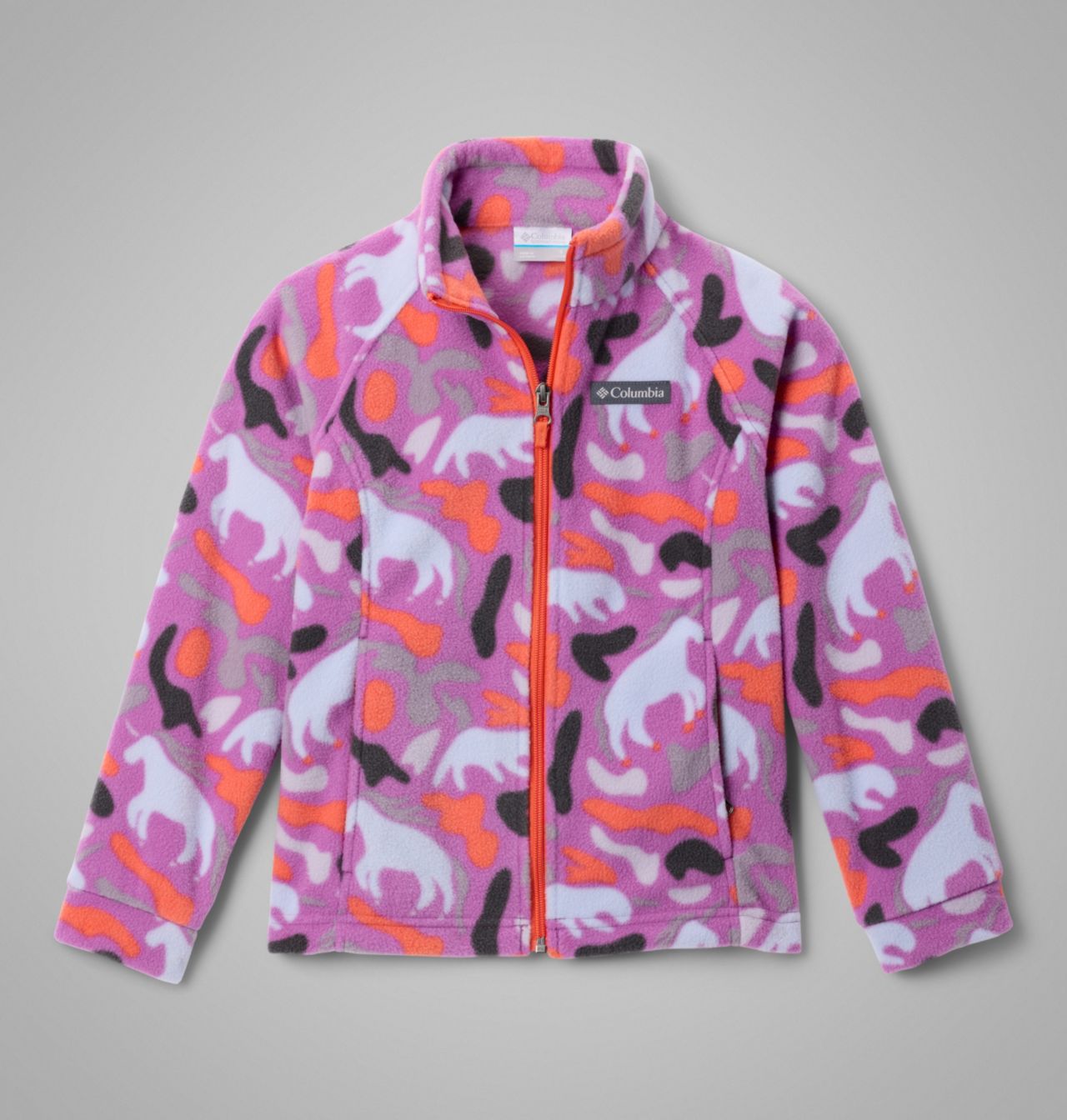 Girls' Benton Springs™ II Printed Fleece Jacket | 582 | M 1