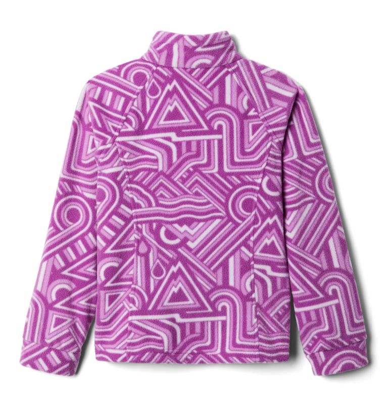 Veste en laine polaire imprimée Benton Springs II pour fille, Color: Berry Jam Geo Elements, image 2