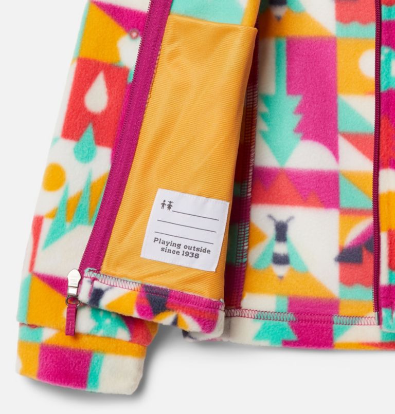 Benton Springs II Printed Fleece | 665 | XXS, Color: Wild Fuchsia Summer Escape, image 3