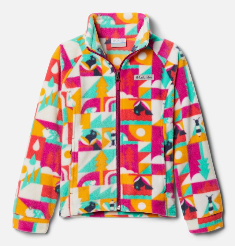 Benton Springs II Printed Fleece | 665 | XXS, Color: Wild Fuchsia Summer Escape, image 1