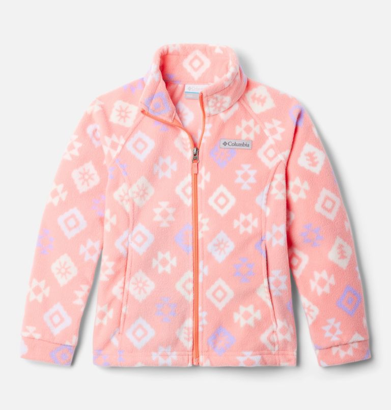 Girls pink fleece jacket best sale