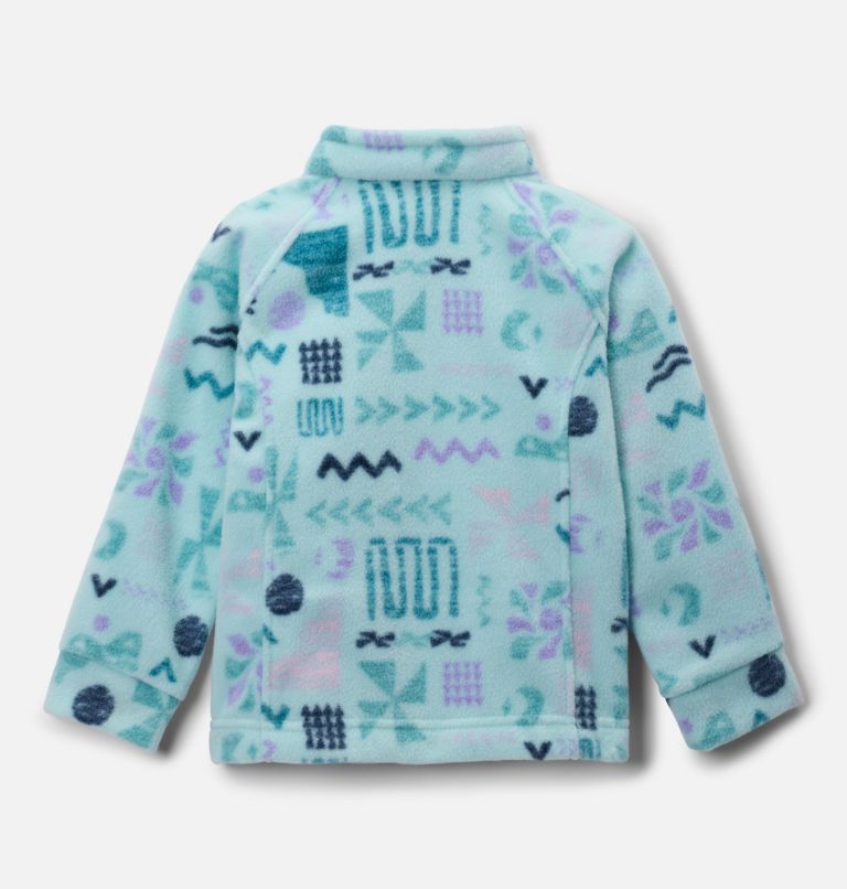 Girls' Toddler Benton Springs II Printed Fleece Jacket, Color: Spray Outerbounds, image 2