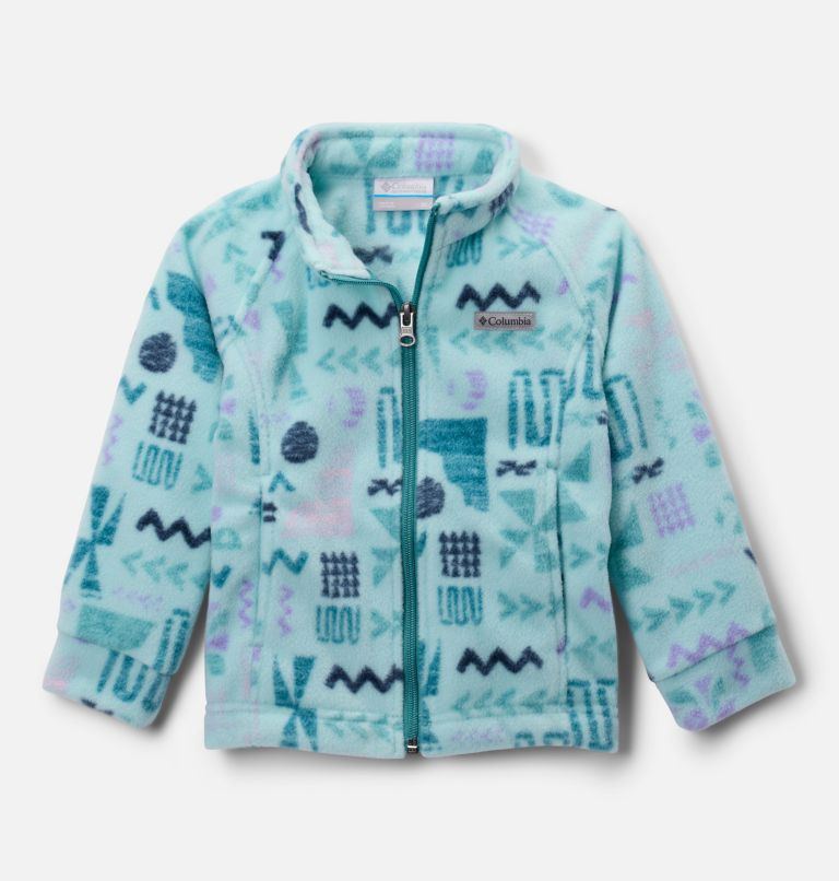 Girls' Toddler Benton Springs II Printed Fleece Jacket, Color: Spray Outerbounds, image 1