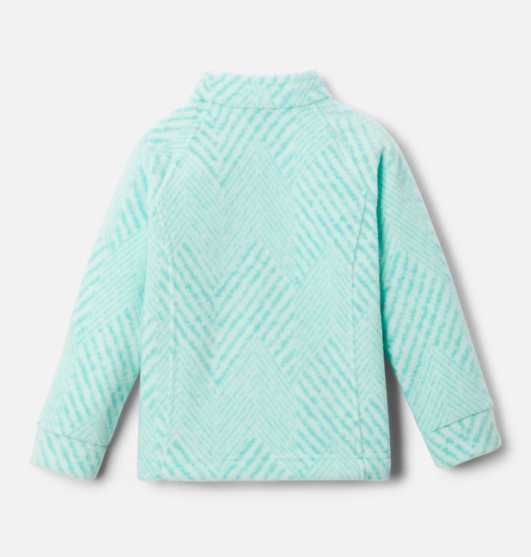 Veste en laine polaire imprimée Benton Springs II pour fillette, Color: Dolphin Chevron Print, image 2