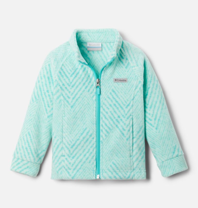 Veste en laine polaire imprimée Benton Springs II pour fillette, Color: Dolphin Chevron Print, image 1