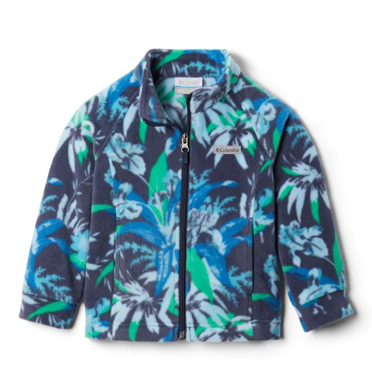 Girls' Toddler Benton Springs II Printed Fleece Jacket, Color: Nocturnal Magnolia Floral, image 1