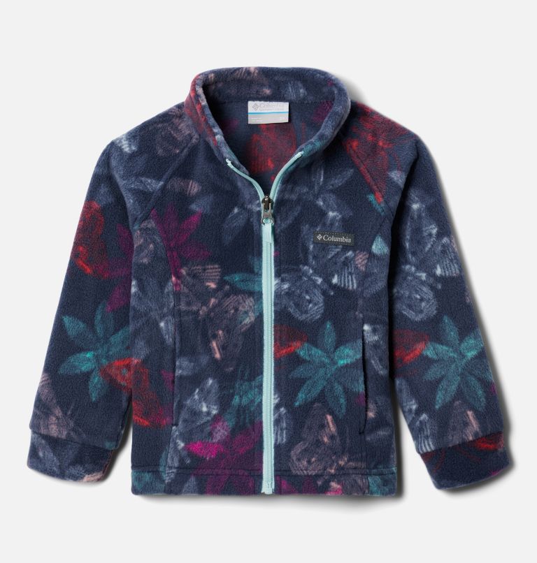 Veste en laine polaire imprimée Benton Springs II pour fillette, Color: Nocturnal Flutterby, image 1
