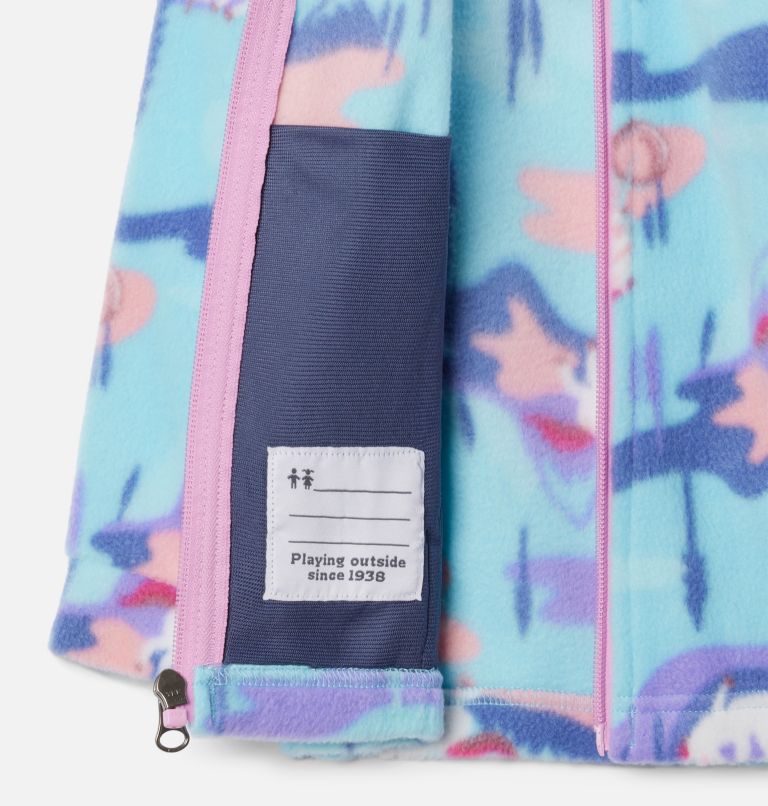 Veste en laine polaire imprimée Benton Springs II pour fillette, Color: Aquamarine Uninature, image 3