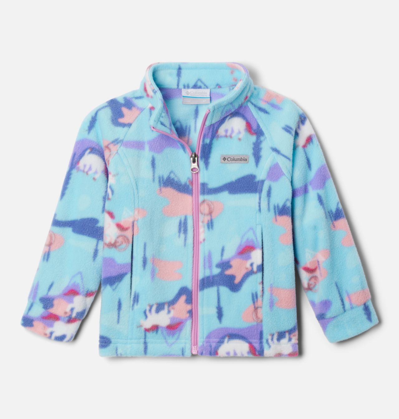 Girls' Toddler Benton Springs™ II Printed Fleece Jacket 1