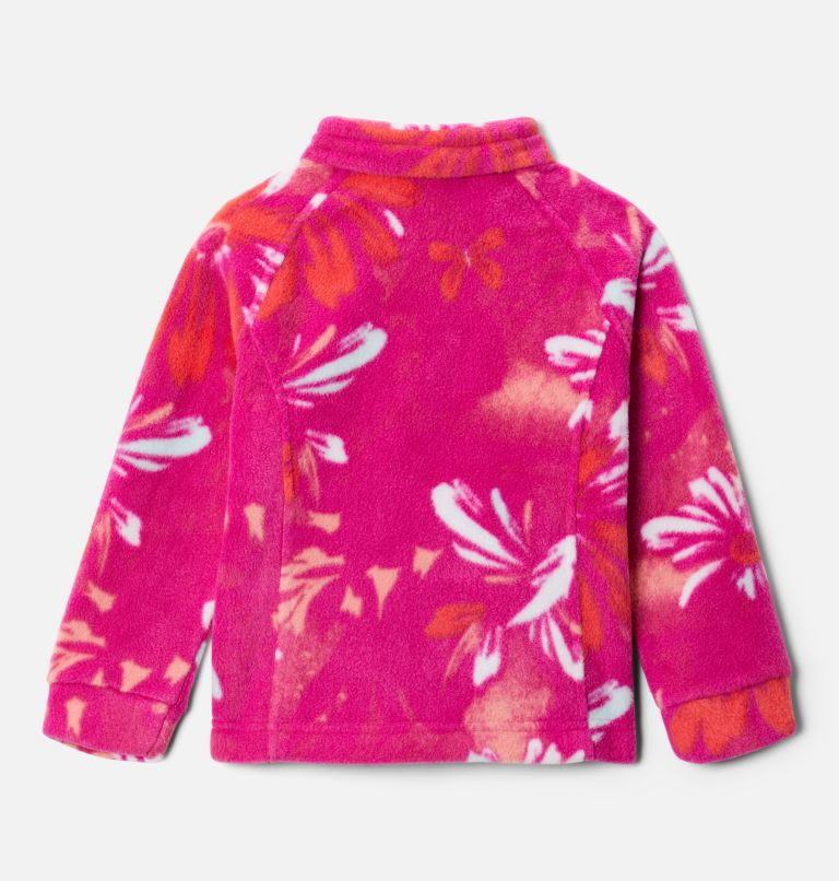Girls’ Toddler Benton Springs II Printed Fleece Jacket, Color: Wild Fuchsia Daisy Party Multi