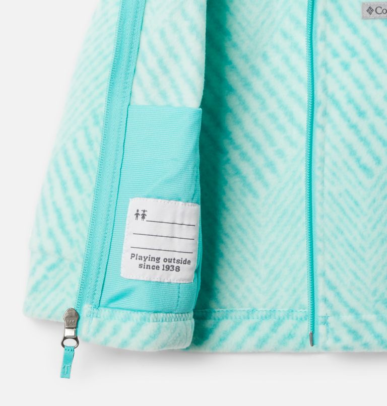 Veste en laine polaire imprimée Benton Springs II pour bébé, Color: Dolphin Chevron Print, image 3