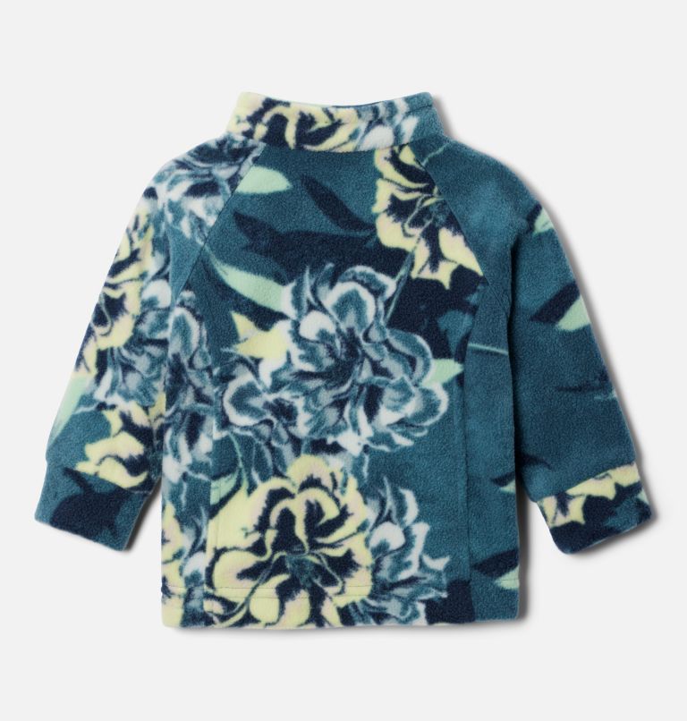 Girls’ Infant Benton Springs II Printed Fleece Jacket, Color: Everblue Blossoming, image 2