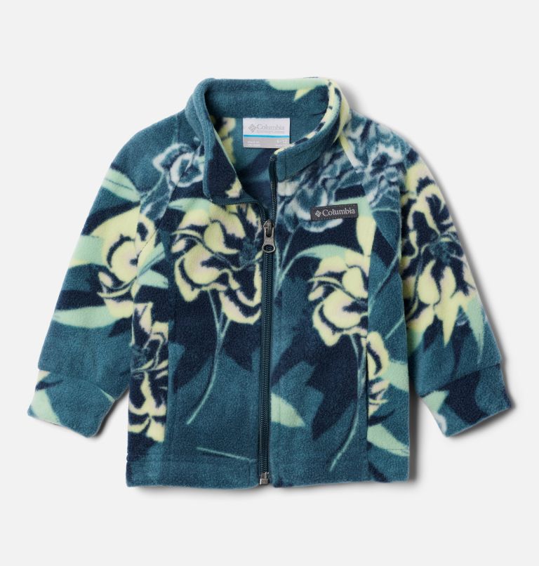 Girls’ Infant Benton Springs II Printed Fleece Jacket, Color: Everblue Blossoming, image 1