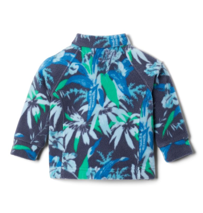 Girls’ Infant Benton Springs II Printed Fleece Jacket, Color: Nocturnal Magnolia Floral, image 2