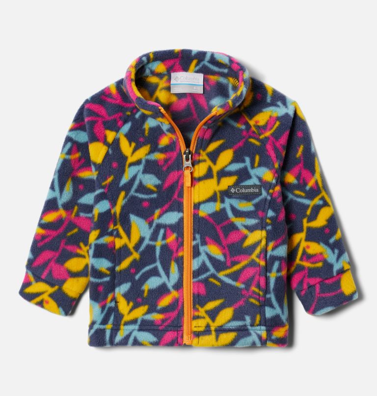 Girls’ Infant Benton Springs II Printed Fleece Jacket, Color: Nocturnal Scrap Floral