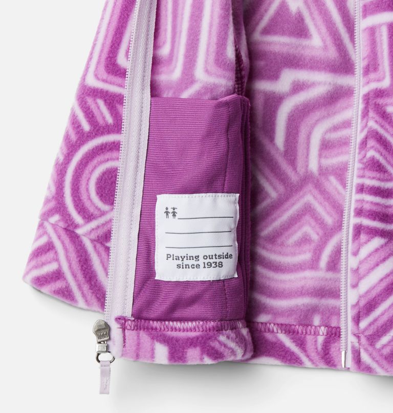 Veste en laine polaire imprimée Benton Springs II pour bébé, Color: Berry Jam Geo Elements, image 3