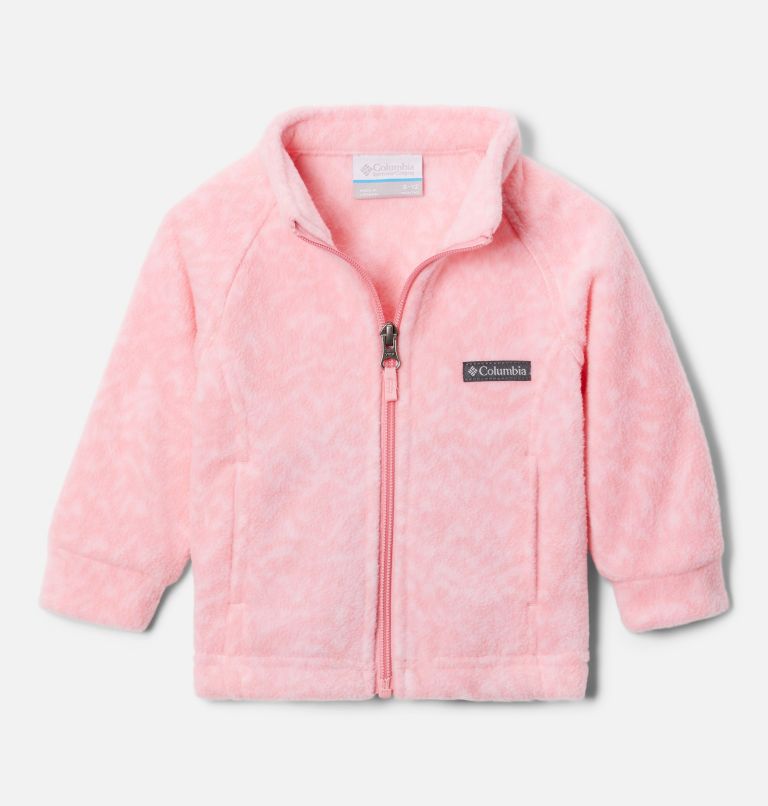 Girls’ Infant Benton Springs II Printed Fleece Jacket, Color: Pink Orchid Terrain, image 1